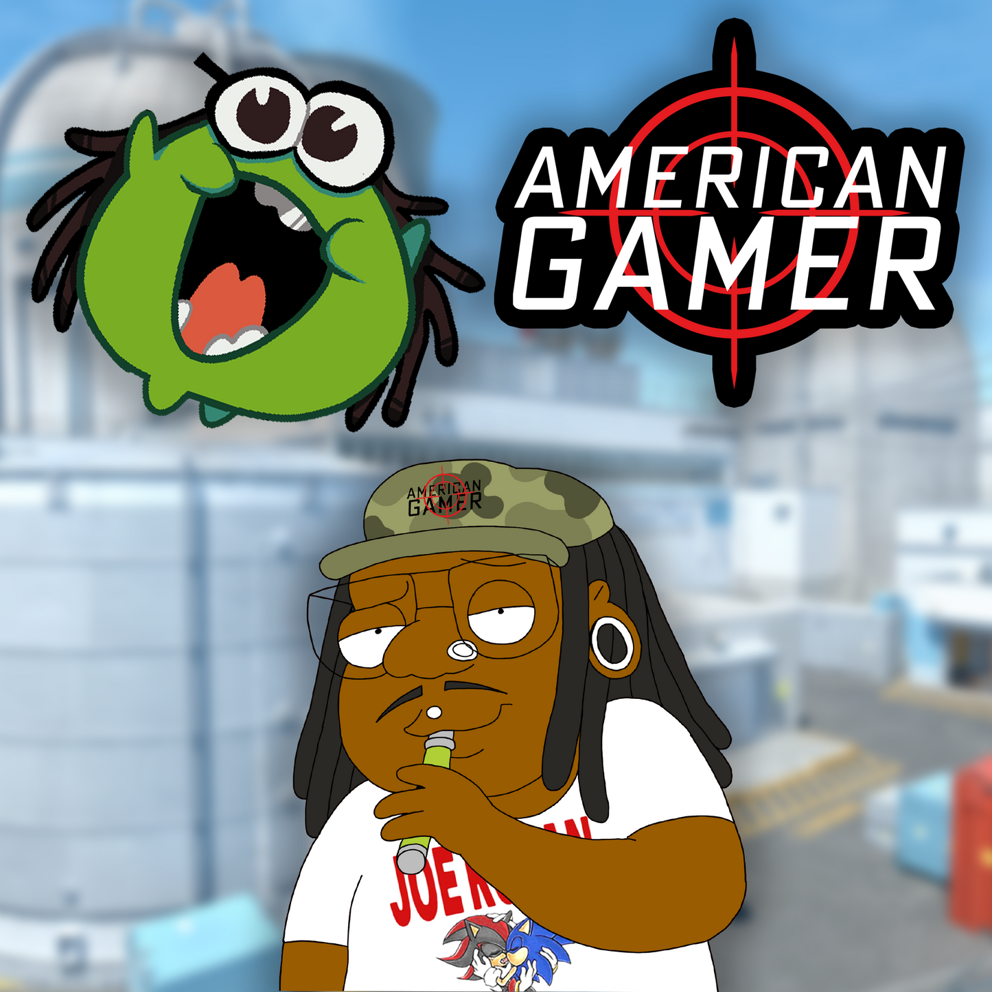 AMERICAN GAMER STICKERS