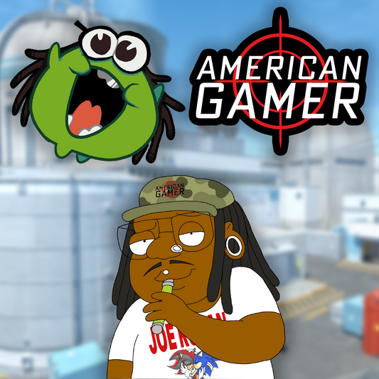 AMERICAN GAMER STICKERS